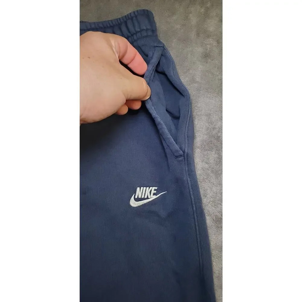 Adidas Originals Pants Mens Sz M Blue Track Athletic Joggers Trefoil C18-60